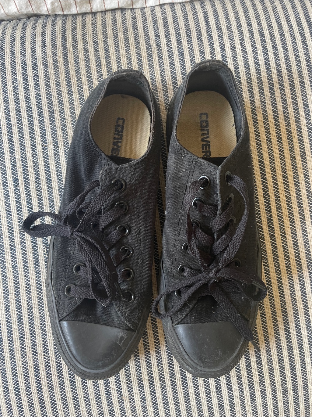 All Black Converse All Star